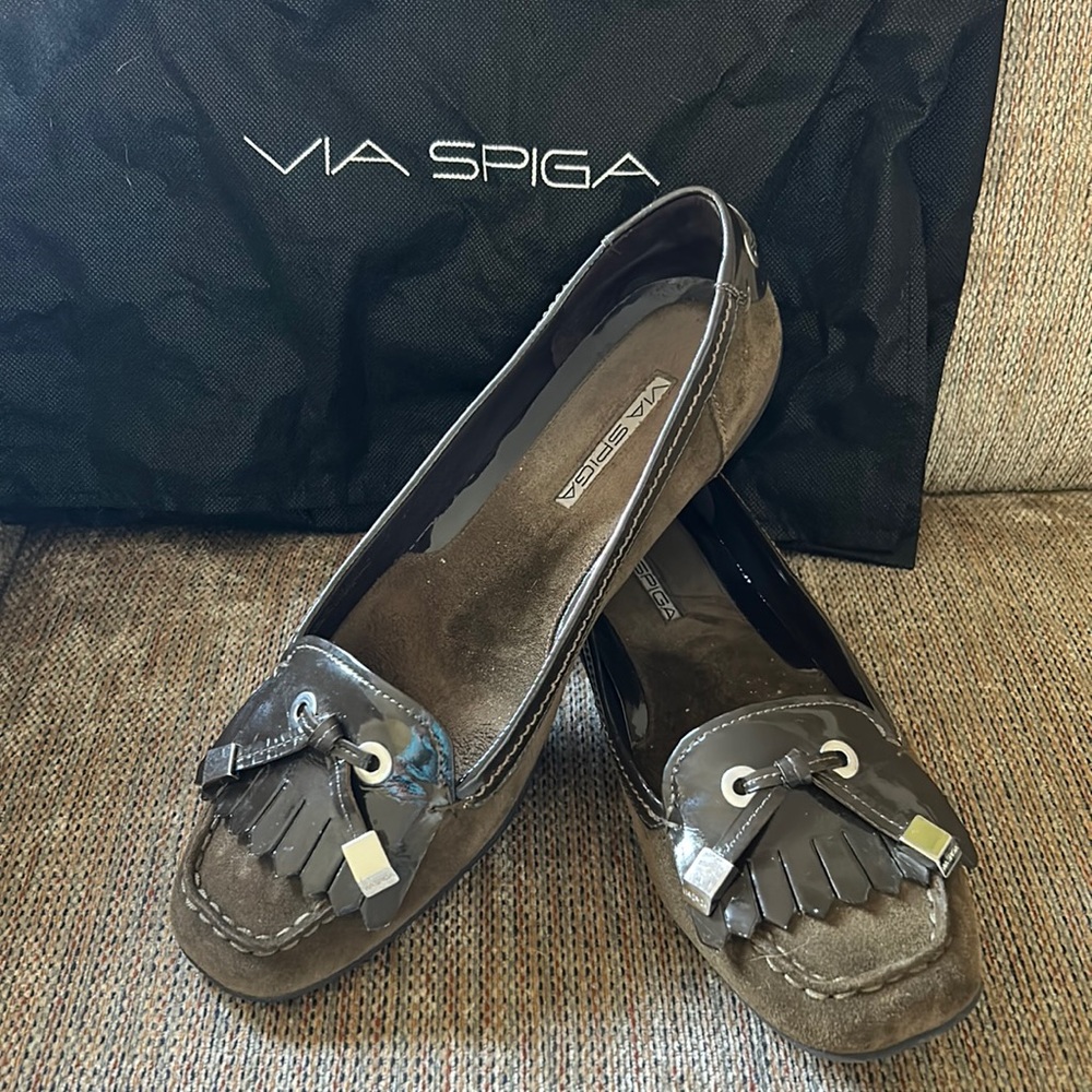Via Spiga Tassled Driving Shoes sz10